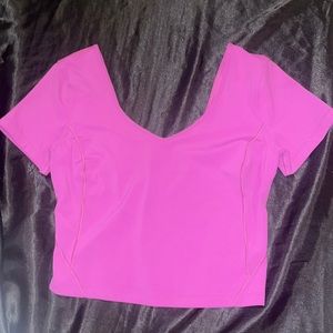 lululemon Align Tee-Vivid Plum